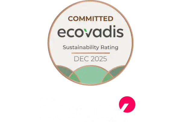 Image of Kewtech's Ecovadis rating and Sedex membership
