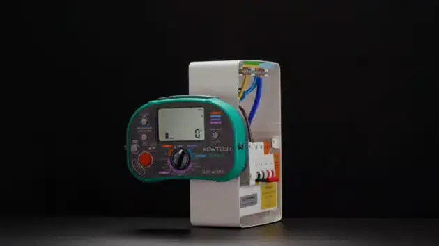 KT63DL magnetically attached to a distribution board