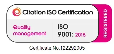 Image of Kewtech's ISO9001 certification
